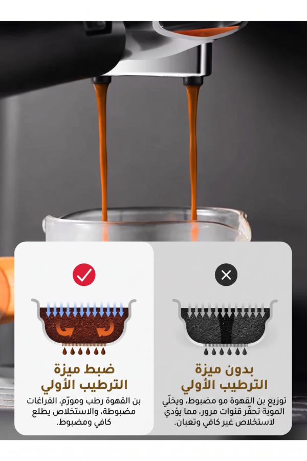 ماكينة إسبريسو وكابتشينو 20 بار من إيلاراف